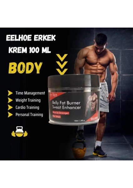 Belly Fat Burner For Man - Erkek Hızlı Krem 100ML x 3 Adet modelleri