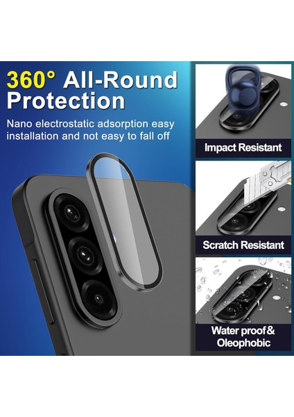 Samsung Galaxy A26 Uyumlu Safir Lens Koruyucu Su Geçirmez Iz Bırakmaz Kamera Koruyucu modelleri