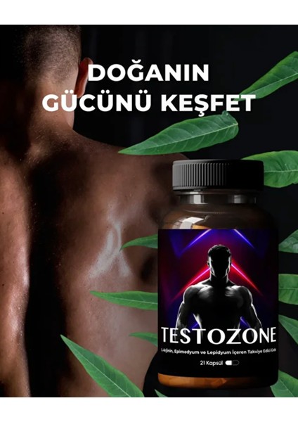 Testozone Erkekler Için Dayanıklılığın Yeni Adresi 30'lu x 1 Adet
