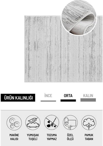 Pamuk Tabanlı Modern Tasarımlı Sisal Çzigili Gri Renk Halı indirimleri