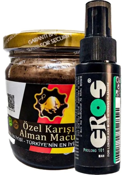 Eros Pro 101 Sprey ve Yetişkin Erkekler Için Özel Performanse Artırıcı Karışım 240 gr