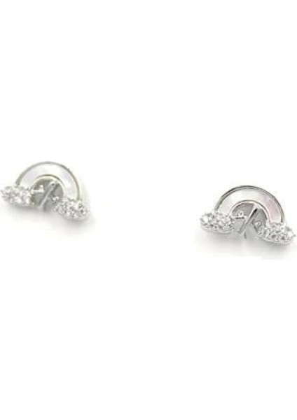 Gümüş Iğneli Gökkuşağı Küpe - Gümüş fiyatları