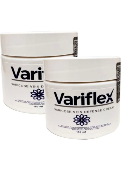 Variflex Varicose Vein Defense Cream 150 ml Ölçeğinde x 2 Adet GZYZF126