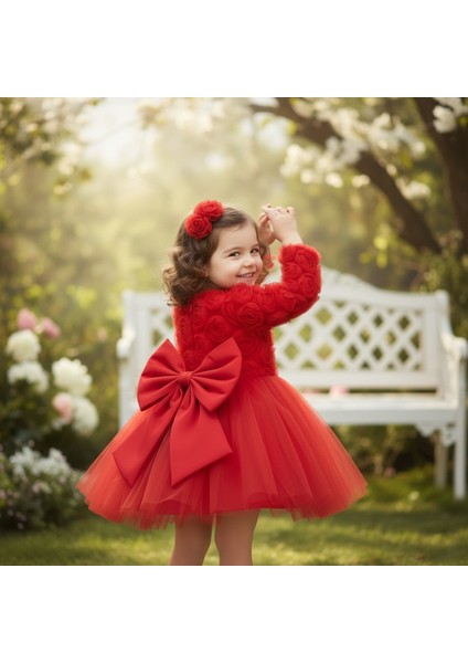 Güllü Kız Çocuk Trend Elbise fırsatları