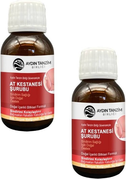 At Kestanesi Şurubu Rahat ve Hafif His Için 50 ml x 2 Adet