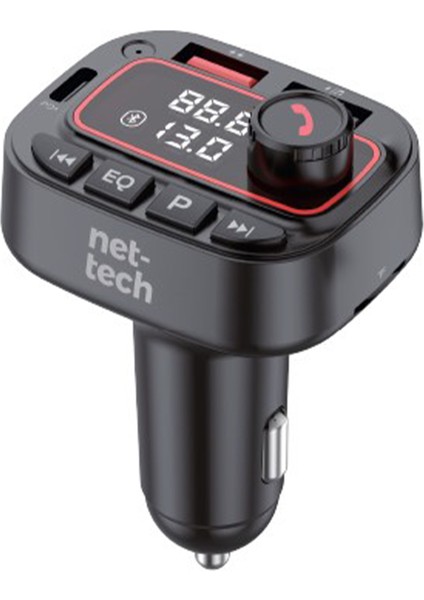 Araba Araç Içi Çakmaklık Müzik Çalar Bluetooth Fm Transmitter USB Müzik Çalar Pd 30W Araç Şarj Aleti