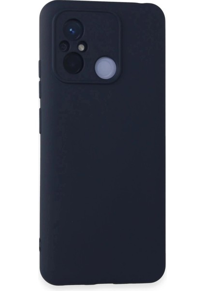 Bfs Xiaomi Redmi 12C Kılıf Nano Içi Kadife Silikon - Lacivert