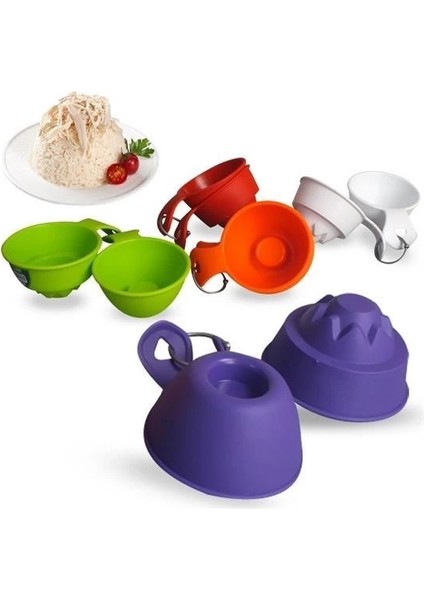 Bfs Pilav ve Helva Şekil Verici Pratik Servis Kalıbı Aleti (2 Adet)