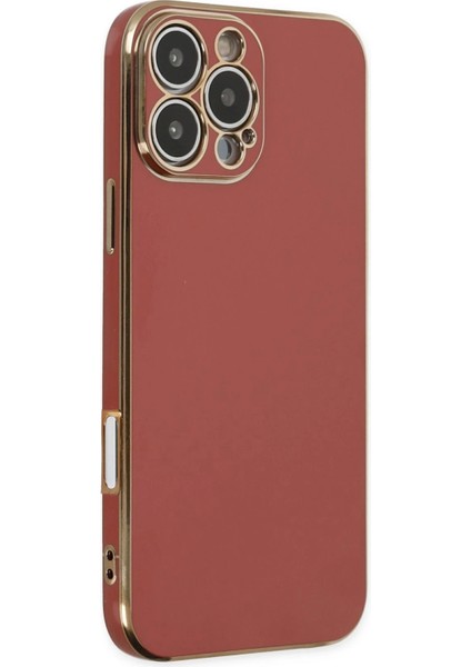 Bfs iPhone 16 Pro Max Kılıf Volet Silikon - Kırmızı