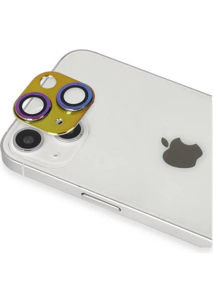 Bfs iPhone 13 Pers Alüminyum Kamera Lens - Rainbow fiyatları