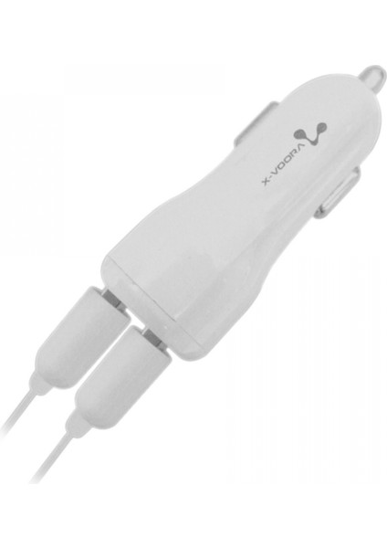 Araba Araç Telefon 2 Girişli Hızlı Şarj Aleti Şarj Soketi Girişli Micro Kablolu 2 Girişli Araç Soket