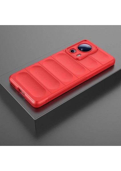 Bfs Xiaomi Mi 13 Lite Kılıf Optimum Silikon - Kırmızı modelleri