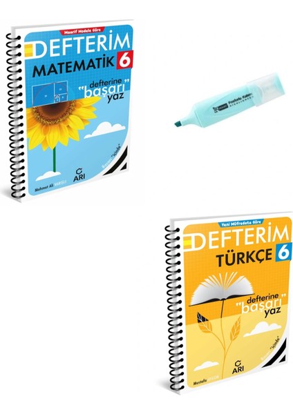 6.sınıf Matematik ve Türkçe Akıllı Defterim