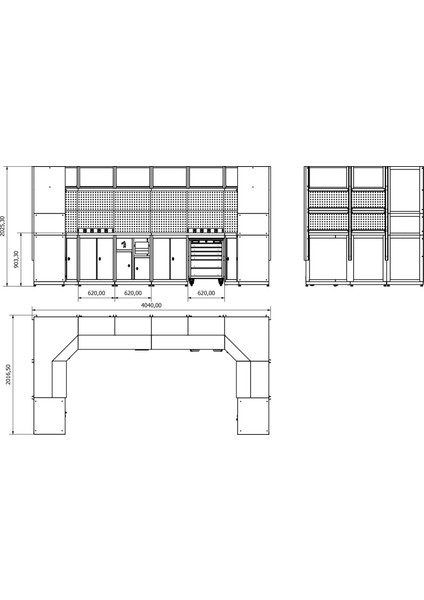 DP.35.100.83 Modüler Çalışma Tezgahı fiyatları