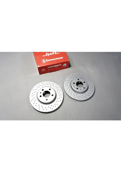 Audi A4 8W B9 2015-2020 Ön Fren Diski Spor Delik Zimmermann