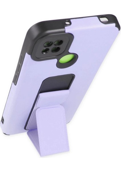 Bfs Xiaomi Redmi 9c Kılıf Mega Standlı Silikon - Lila modelleri
