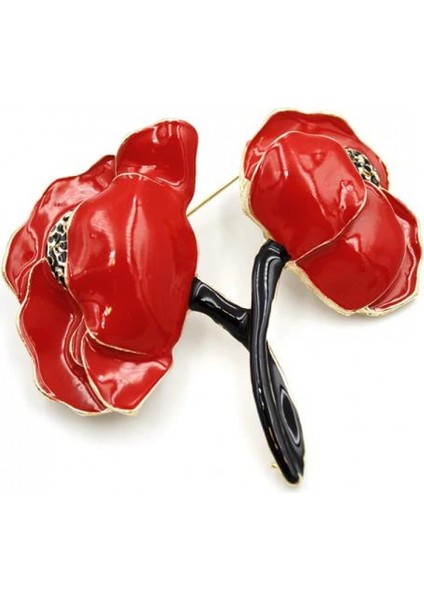 Gelincik Broş - Kırmızı fiyatları