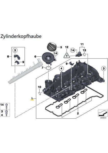 Bmw 4 Serisi F32 F33 F36 2012-2019 N47 Külbütör Kapağı Febi indirimleri