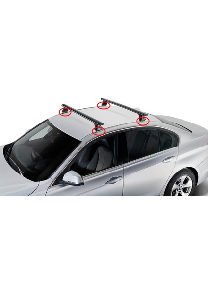 1 x Bmw E90 E91 E92 2006-2012 Portbagaj Tavan Oluk Çıtası indirimleri