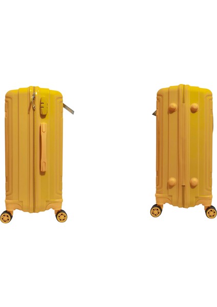 ☾ ✩ 𝐓𝐔̈𝐑𝐊 𝐘𝐈𝐋𝐃𝐈𝐙𝐈 ☾ ✩ Travel Polo Esnek Kauçuk Üstün Kaliteli Büyük Boy Valiz 𝟕𝟓 𝐜𝐦 indirimleri