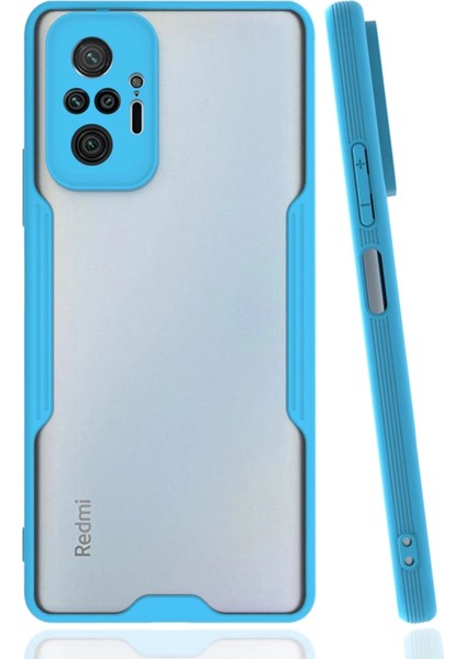 Bfs Xiaomi Redmi Note 10 Pro Kılıf Platin Silikon - Mavi