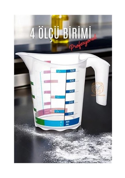 Bfs Ölçü Kabı Profesyonel Bpa Free 500 ml