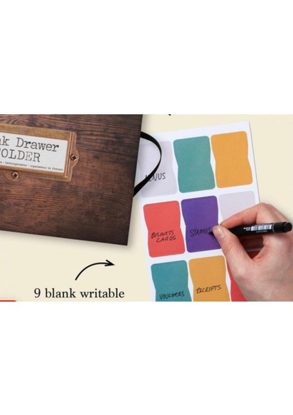 Journals For Life - Junk Drawer Folder Efemera Dosyası modelleri