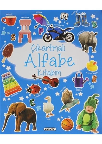 Çıkartmalı Alfabe Kitabım