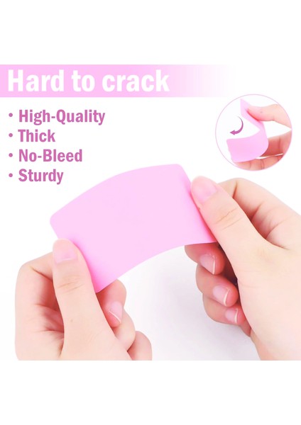 Boş Kelime Kartları 5x8 cm - 50 Adet Oval Kenarlı | Tabu &amp; Not Kartları - Sarı fiyatları