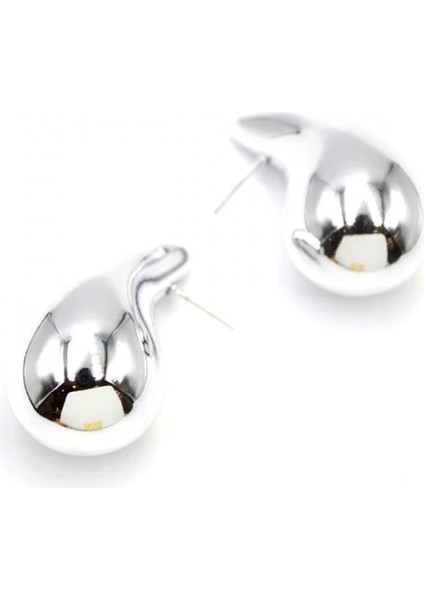 Büyük Boy Damla Küpe - Gümüş fiyatları