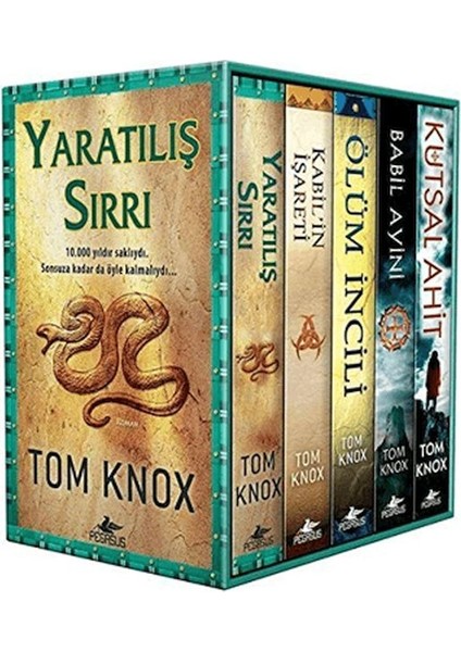 Tom Knox Macera Gerilim Serisi Kutulu Özel Set (5 Kitap)