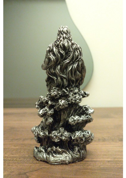 Denizlerin Tanrısı Poseidon Biblo Mitolojik Heykel 16 cm Ev Dekor Hediyelik Eşya modelleri