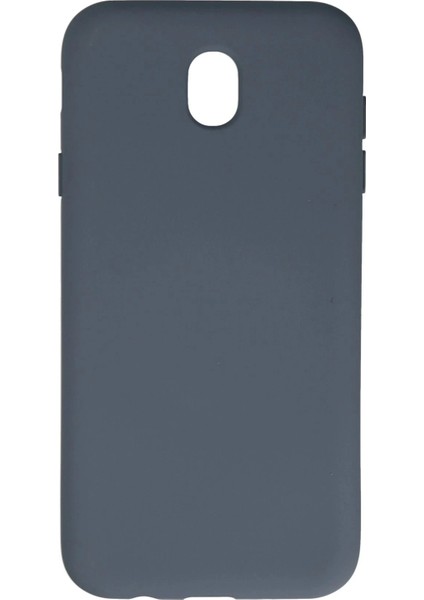 Bfs Samsung Galaxy J7 Pro / J730 Kılıf Nano Içi Kadife Silikon - Gri