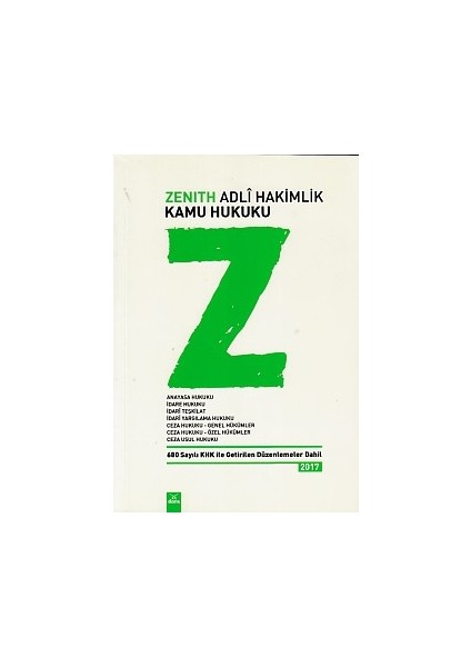 Zenith Adli Hakimlik Kamu Hukuku
