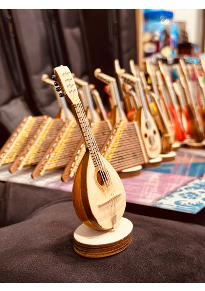 Minyatür Mandolin (%100 El Yapımı)