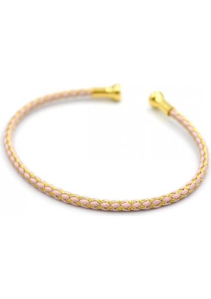 Örgü Pndr Bileklik - Pembe