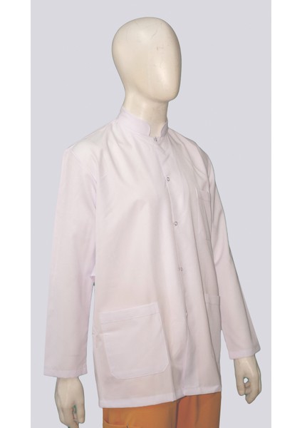 Hakim Yaka Uzun Kol Ceket Boy Doktor Öğretmen Eczane Labaratuvar Önlüğü