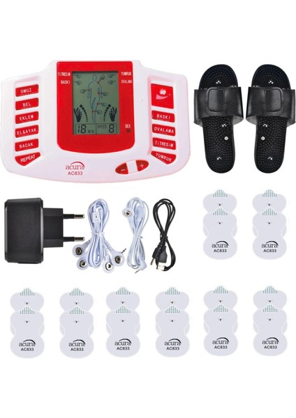 Kompakt Masaj ve Fizik Tedavi Cihazı, Rahatlatıcı Elektronik Tedavi Aleti