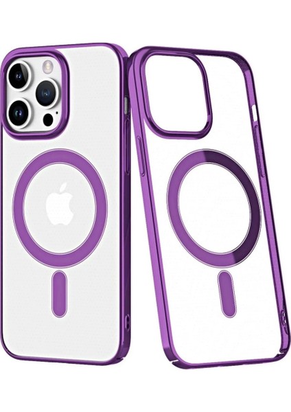 Bfs iPhone 14 Pro Kılıf Element Magneticsafe Sert Kapak - Mor