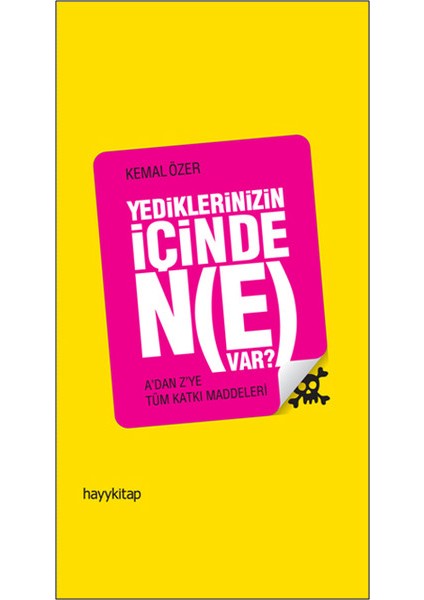 Yediklerinizin Içinde Ne Var?