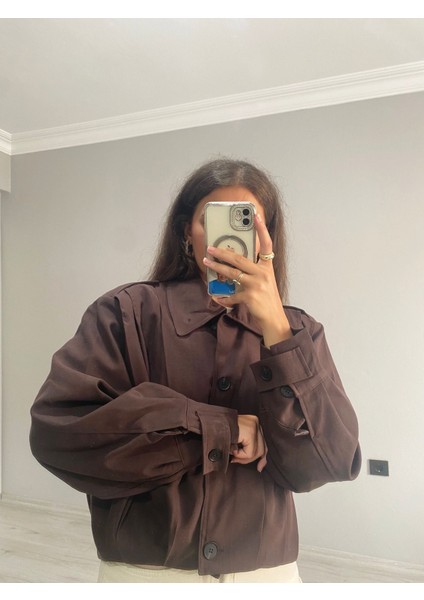 Vatkalı Acı Kahve Bomber Ceket modelleri