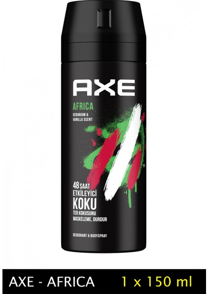 Axe Africa Erkek Deodorant Sprey 150 ml