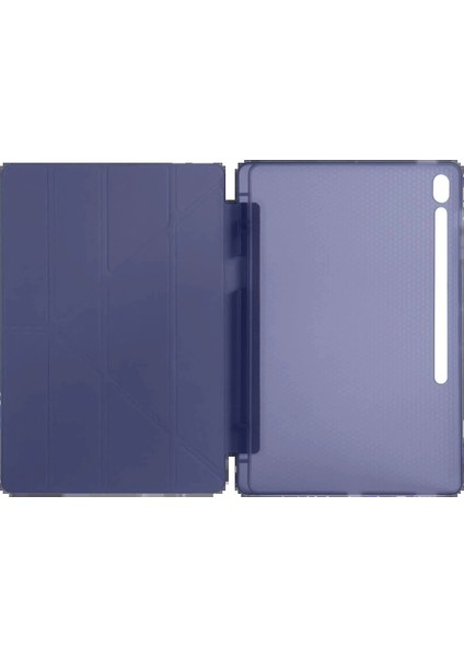 Bfs iPad Pro 13 (2024) Kılıf Kalemlikli Hugo Tablet Kılıfı - Lacivert