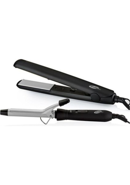 Şık ve Kullanışlı Saç Düzleştirici ve Şekillendirici Seti, Parlak ve Doğal Görünüm