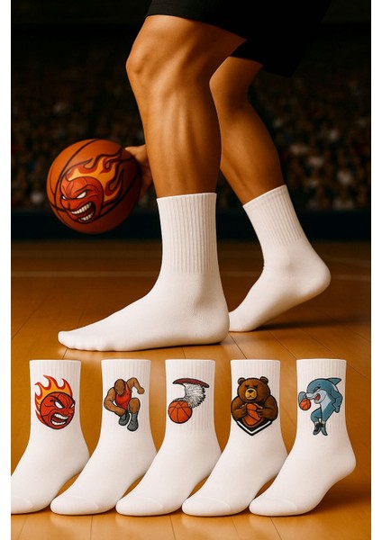 6'li Spor Basketbol Kolej Tenis Çorap fiyatları