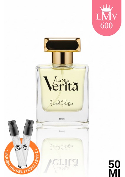 Idole Parfüm Kadın LMV600 Şipre Çiçeksi Armut, Gül Delux Kalite Edp 50 ml