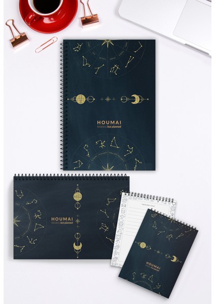 Planlayıcı Set Astroloji | 3 Farklı Özel Ürün | Günlük Planlayıcı | Haftalık Planlayıcı | To-Do List