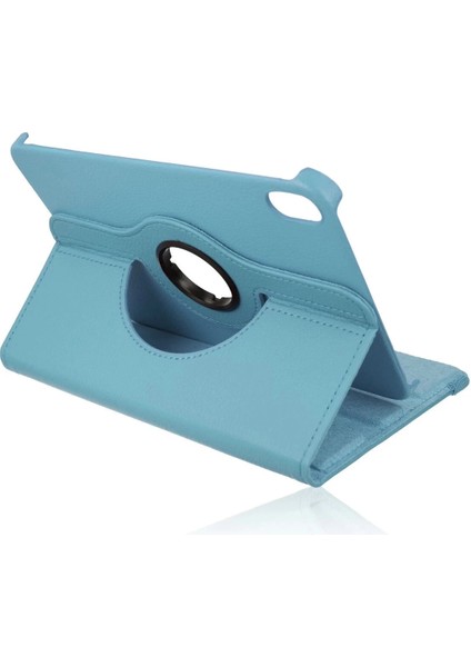 Bfs iPad Mini 6 Kılıf 360 Tablet Deri Kılıf - Turkuaz