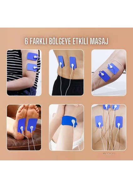 Şarjlı Tens Ems Masaj Cihazı Fizik Tedavi Aleti TP-1017