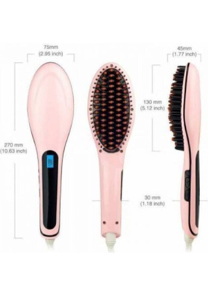 Hızlı Taraklı Saç Düzleştirici, Pembe, Kolay ve Pratik Kullanım modelleri